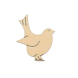 Wooden Decoration - Sparrow II