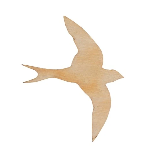 Wooden Decoration - Swallow