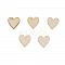 Wooden heart 15 mm