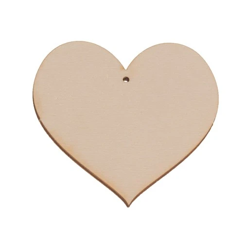 Wooden heart 60 mm