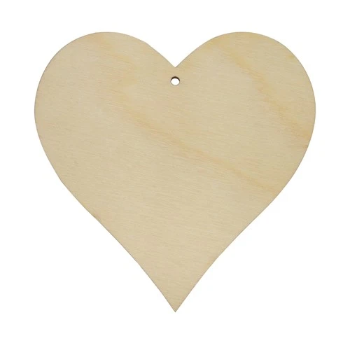 Wooden Heart 70 mm