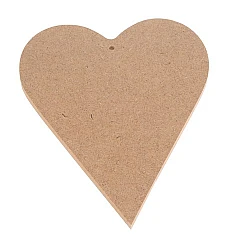 Wood Fibre Heart Decoration – 25 cm