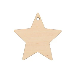 Star - 5 cm (with hole)
