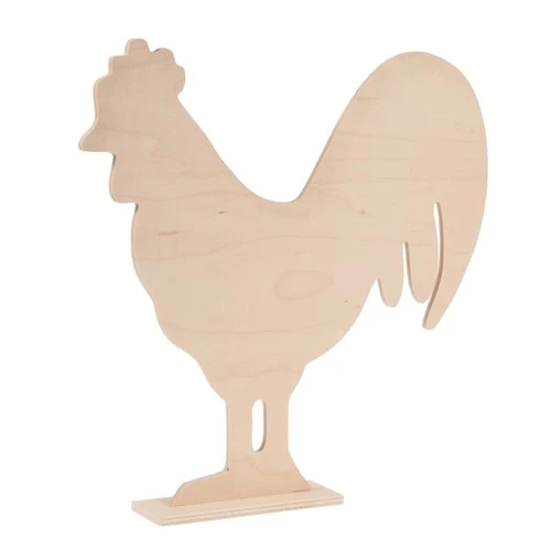 Wooden Decoration - Rooster