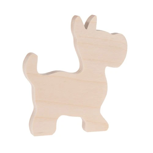 Wooden Decoration - Dog (Small)
