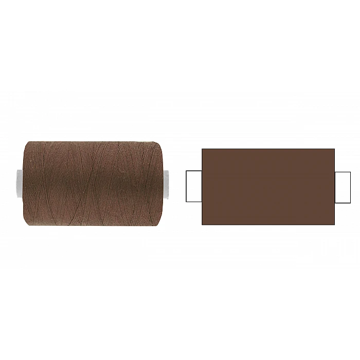 Thread, coffee brown (1000 m)