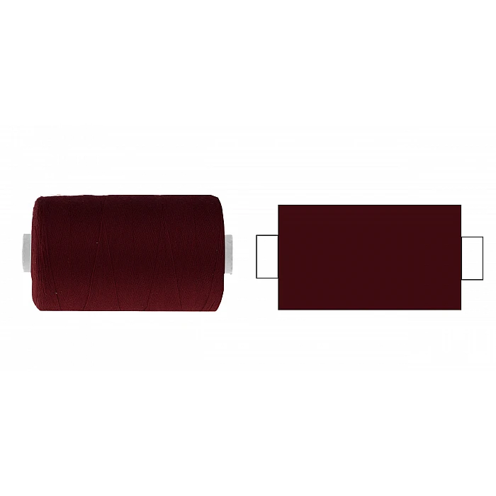 Thread, ruby red (1000 m)