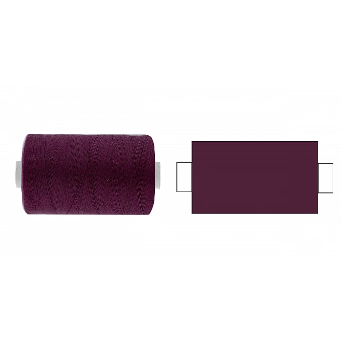 Thread, dark burgundy (1000 m)