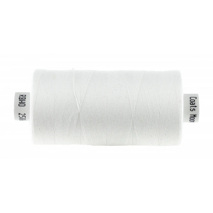 Thread, white (Coats Moon) 1000m
