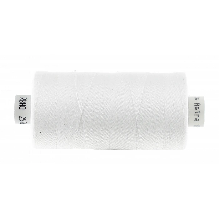 Thread, white (Coats Astra) 1000 m