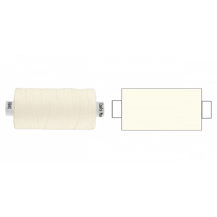 Thread, warm white (1000 m)