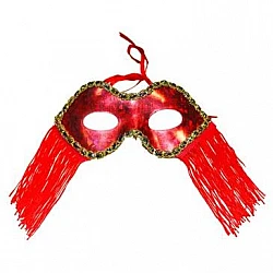 Red Fringe Mask