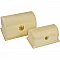 Wooden boxes with latch (2 pcs)
