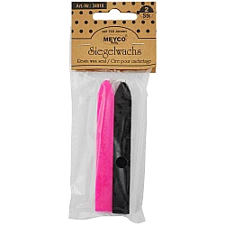 Seal wax sticks - black and red (2 pcs)