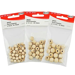 Wooden Beads (Ø 4 mm, 67 pcs)