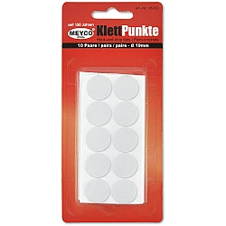 Pašlīpošās  aizdares punkti (D 19 mm, 10 gab.) - balti