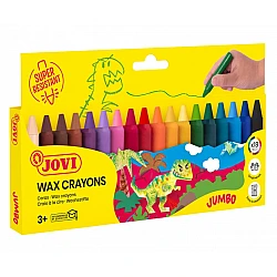Jumbo Wax Crayon Set, 18 Colours