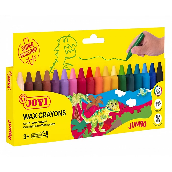 Набор крупных восковых мелков Jumbo, 18 цветов
