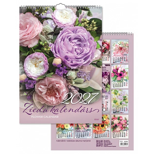 Flower Calendar 2027