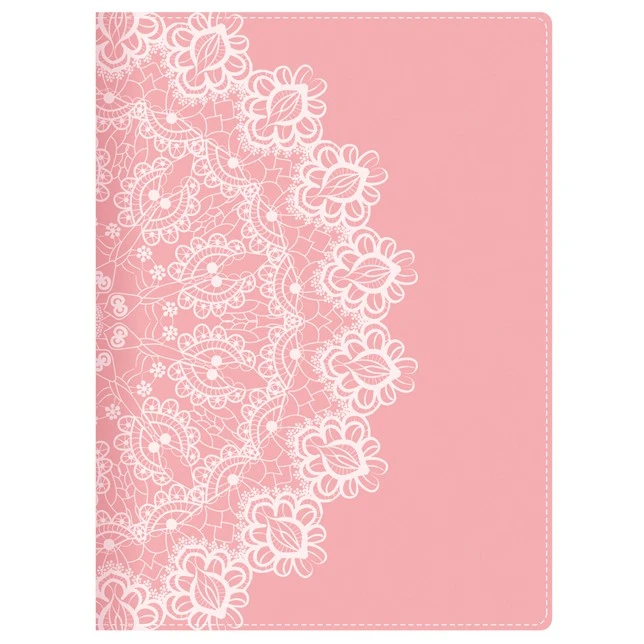 Skolotāja dienasgrāmata, ar spirāli, White Lace