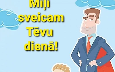 Sveiciens Tēva dienā!
