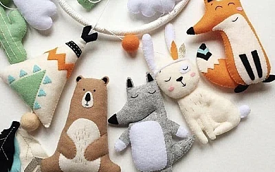 Filca rotaļlietas arī pavasarī