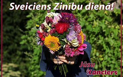 Sveiciens Zinību dienā!