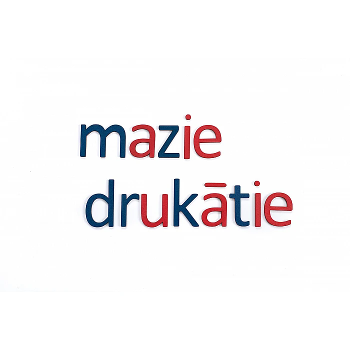 Kustīgais alfabēts - Mazie drukātie koka burti (53gb)