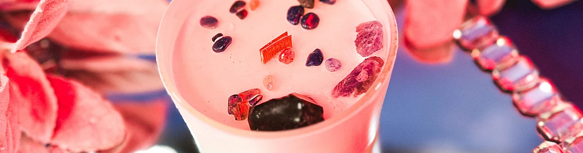 Candle magic - crystals and aroma!