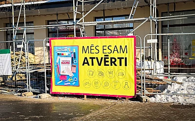 We Are Open – Facade Renovation Works