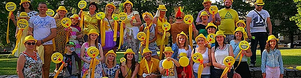 Saulainie kanclerieši Jelgavas pilsētas svētkos