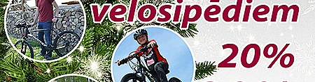 Ziemassvētku atlaides visiem velosipēdiem