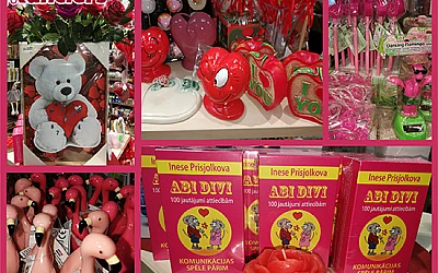 Rožaini sārtā Valentīna diena