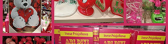 Rožaini sārtā Valentīna diena