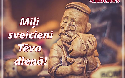 Sveiciens Tēva dienā
