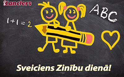 Sveiciens Zinību dienā!