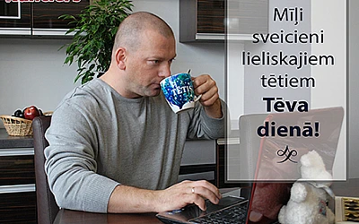 Sveiciens Tēva dienā!
