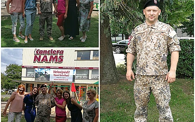 Sveiciens Latvijas karavīru dienā