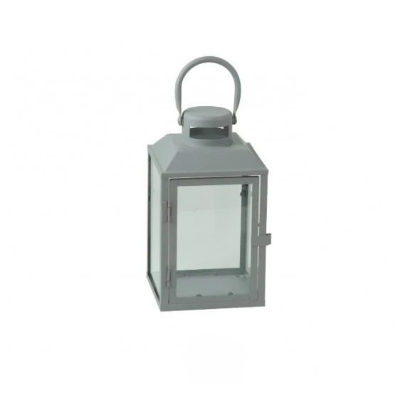 Metāla laterna ar stiklu