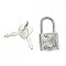 Lockset with Key - Silver