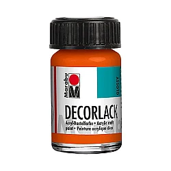 Decorlack Akrila krāsa - oranža (15 ml)