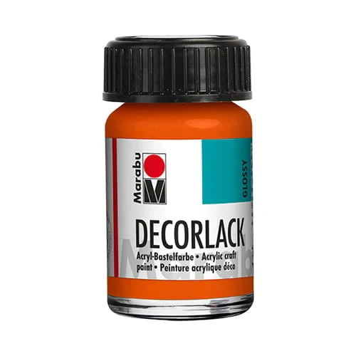 Decorlack акриловая краска - оранжевый (15 мл)