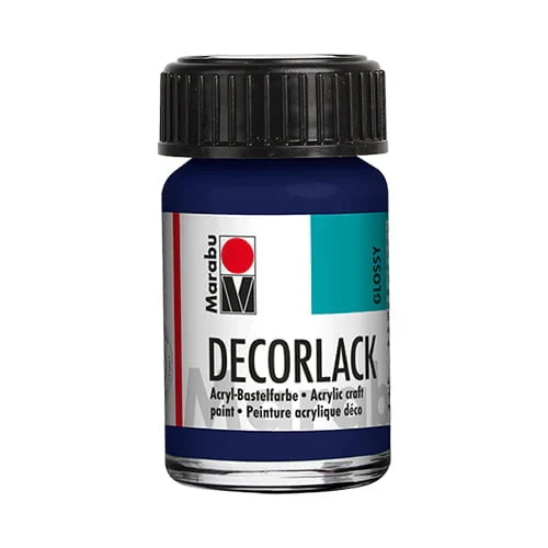 Decorlack акриловая краска — тёмно-синяя (15 мл)