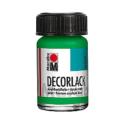 Decorlack Akrila krāsa - gaiši zaļa (15 ml)