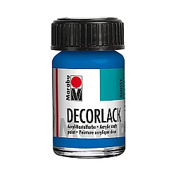 Decorlack Акриловая краска - лазурно-синяя (15 мл)
