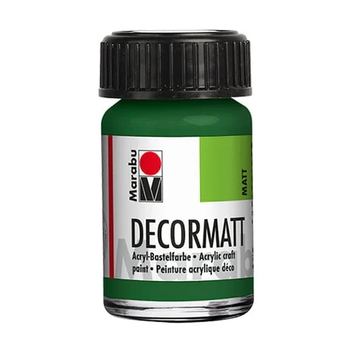 Decormatt Акриловая краска - оливковая (15 мл)