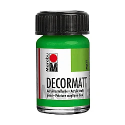 Decormatt Akrila krāsa - dzeltenzaļa (15 ml)