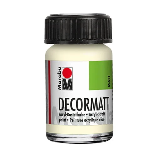 Decormatt Акриловая краска — цвет слоновая кость (15 мл)