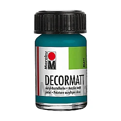 Decormatt Akrila krāsa - tirkīza (15 ml)