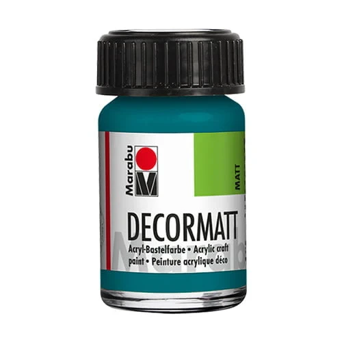 Decormatt акриловая краска - бирюзовая (15 мл)